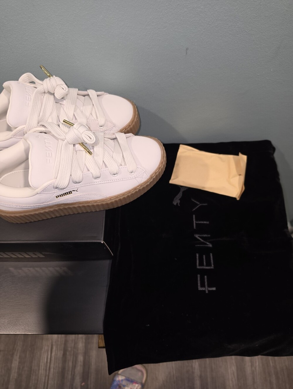 Puma Black Fenty Shoe Box